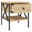 Tahnaout 40cm W Iron Bedside Table-135005047-169839290