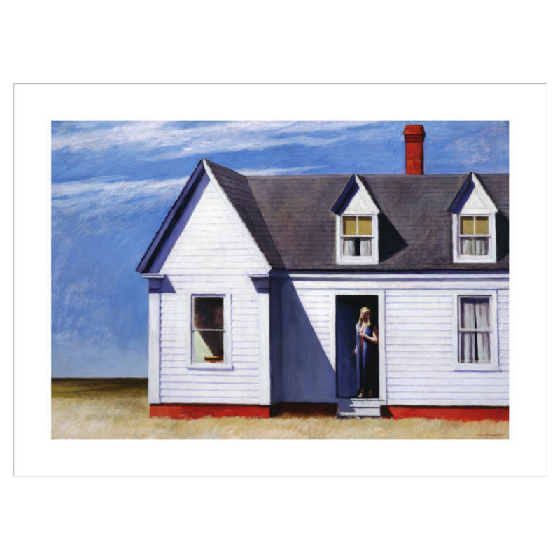 «High Noon» par Edward Hopper, impression giclée sur cadre, 31.13" H x 41.5" W