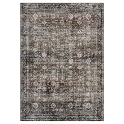 Vintage Oriental Pattern Area Rug for Living Room, Office and Bedroom