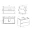 Grand meuble-lavabo mural avec rangement Modern-950476295-950476313