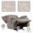 Ryong Upholstered Chenille Recliner