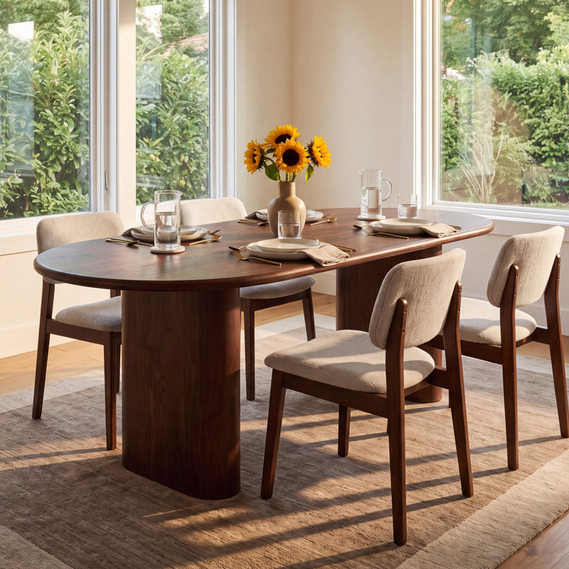 Chetna Acacia Solid Wood Dining Table