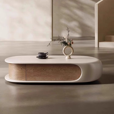 Solid wood creative advanced simple tea table