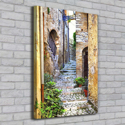 Italian Streets - Wrapped Canvas Print
