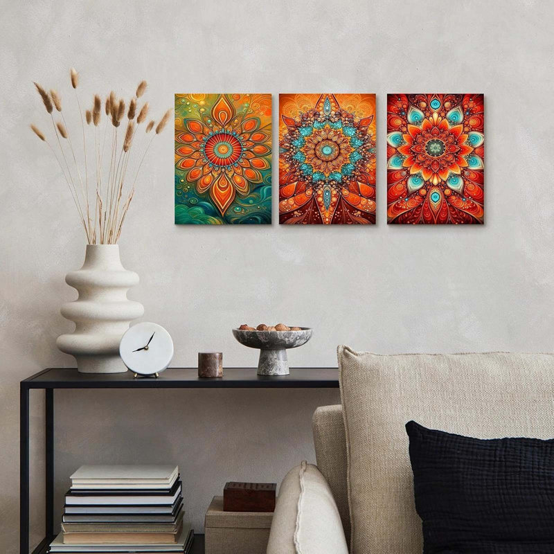 3 Piece Wrapped Canvas Wall Art