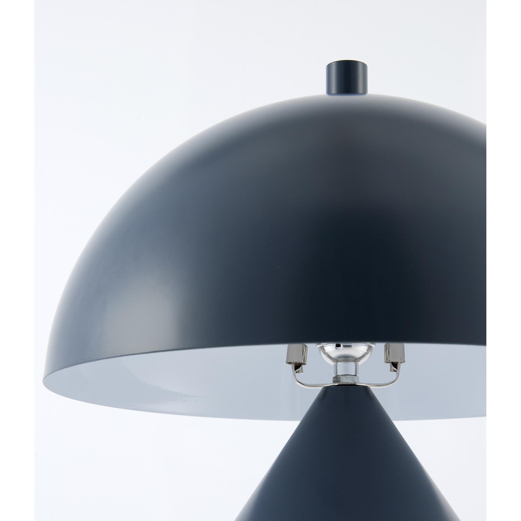 Jemma Metal Table Lamp, Navy