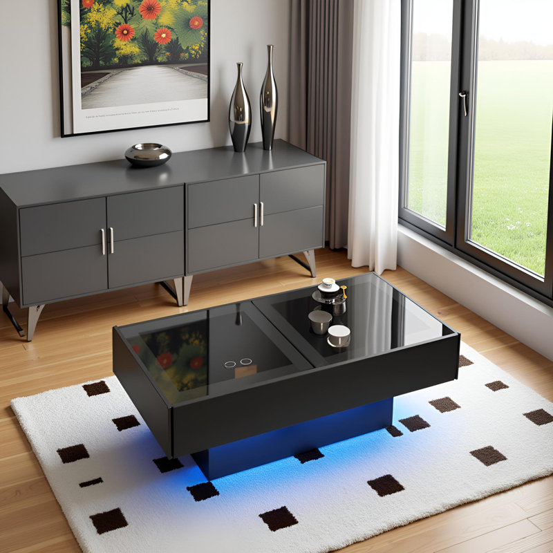  Sliding Top Coffee Table