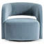 Chaise pivotante en tissu Chloe-2125082255