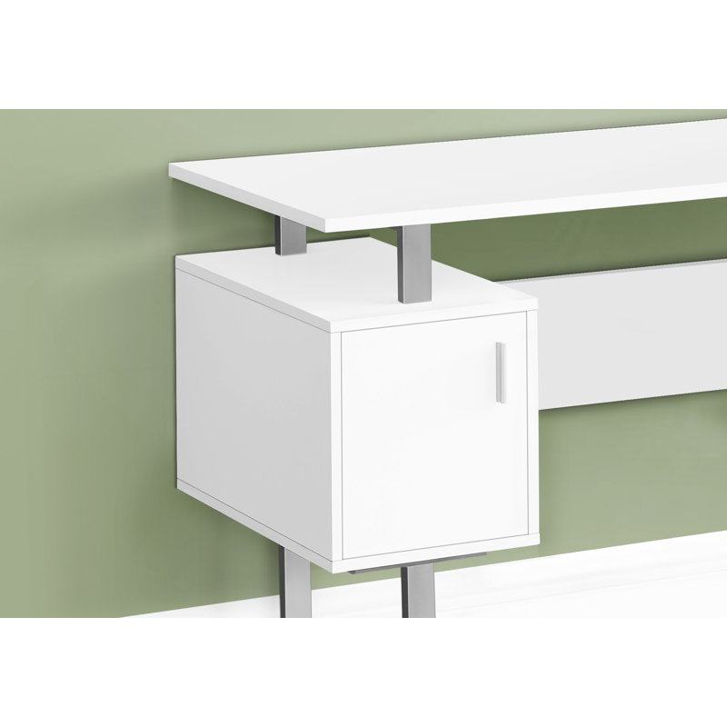 Bureau d'ordinateur, Blanc