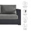Ensemble de canapé modulaire d'extérieur 3 pièces Modway Tahoe-95616592-95616593