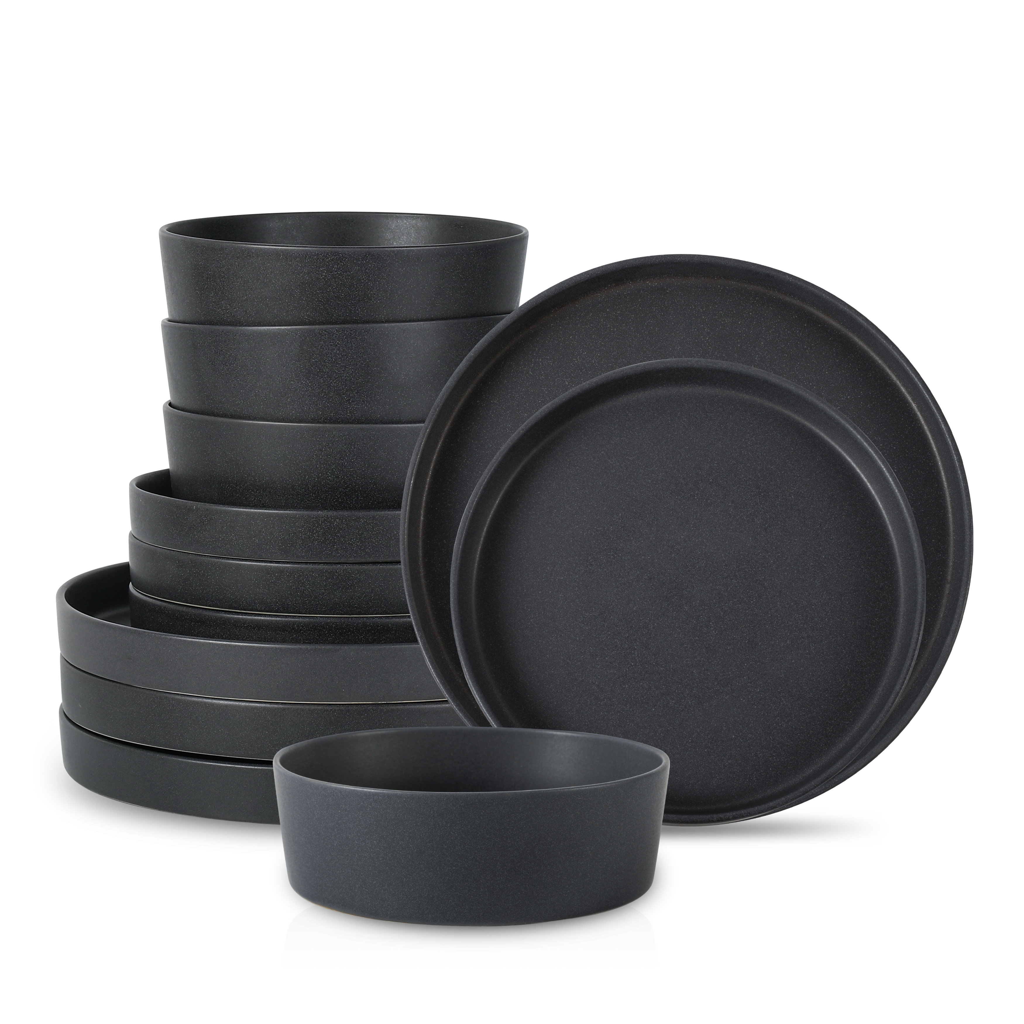 Stone By Mercer Project MODAN Dinnerware Set - Service for 4 & Reviews | AllModern