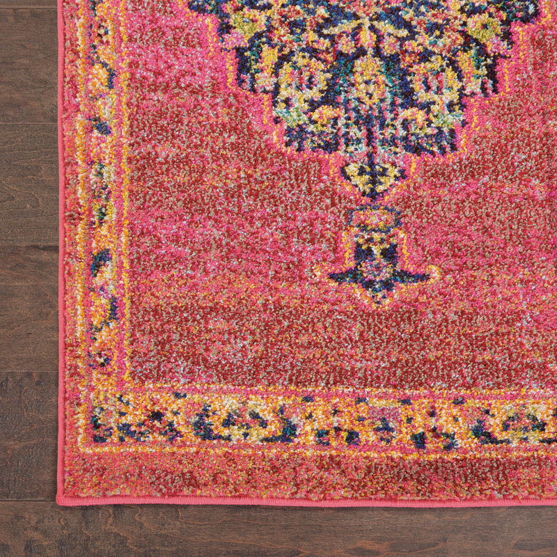 Tapis rose, Rectangle 2 pi 2 po x 3 pi 9 po