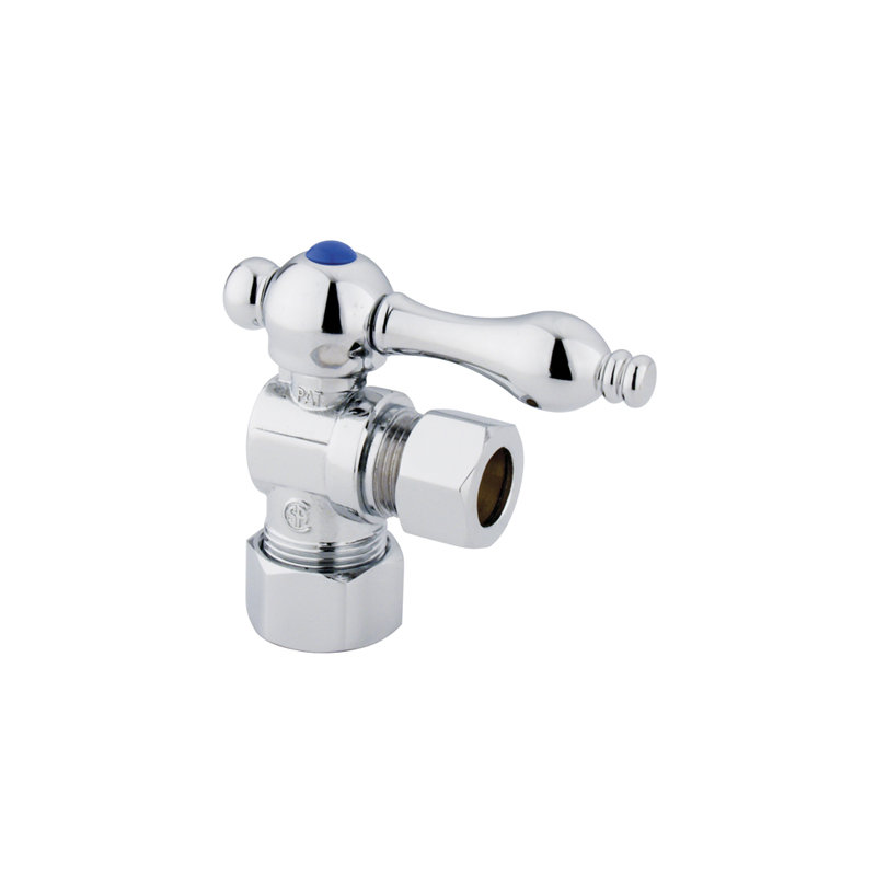 Quarter Turn Valve, Polished Chrome