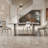 Modern light luxury rectangular dining table-103397959