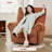 Picture Color 100% Polyester Electric Recliner