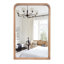 Miroir mural de salle de bain / meuble-lavabo avec cadre en bois-90955543-93236025