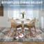 Élégant tapis oriental lavable en machine avec envers antidérapant en caoutchouc, idéal pour le salon, la salle à manger, la chambre à coucher, le bureau et la salle de jeux-978801273