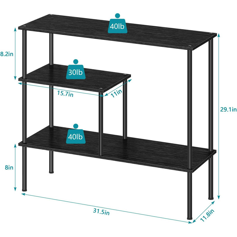 Table de bout Olmstead, Noir