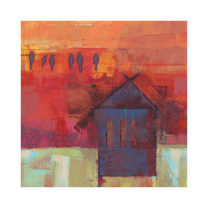 Bird Barn by Sue Jachimiec - Wrapped Canvas Gallery-Wrapped Canvas Giclée, 30.48cm H x 30.48cm W x 1.9cm D