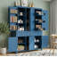 Garde-manger autoportant avec tablettes de porte et plateaux coulissants-721795176
