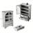 52.17"H Glass Door Display Case Storage Cabinet With 2 Drawers And Adjustable Shelf-123032005