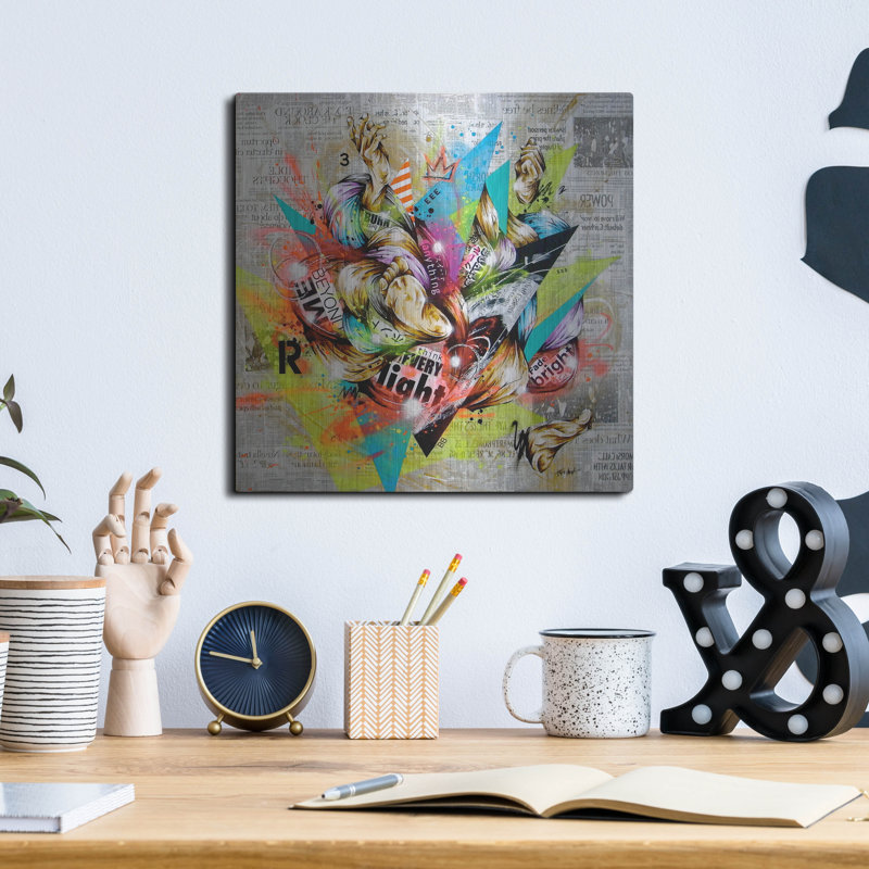 Trinx 'Pleasant' by Taka Sudo, Metal Wall Art,, 12" H x 12" W