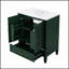 Meuble-lavabo de style rétro de 30 pouces avec lavabo, rangement multifonctionnel, portes à fermeture douce et panneau de fibres à densité moyenne durable-1091194936