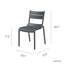 Chaise d'appoint empilable Loar-1957784746