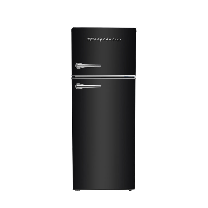 Frigidaire 7.2 Cu. Ft. Retro Refrigerator, Apartment Size Top Mount Fridge , Black