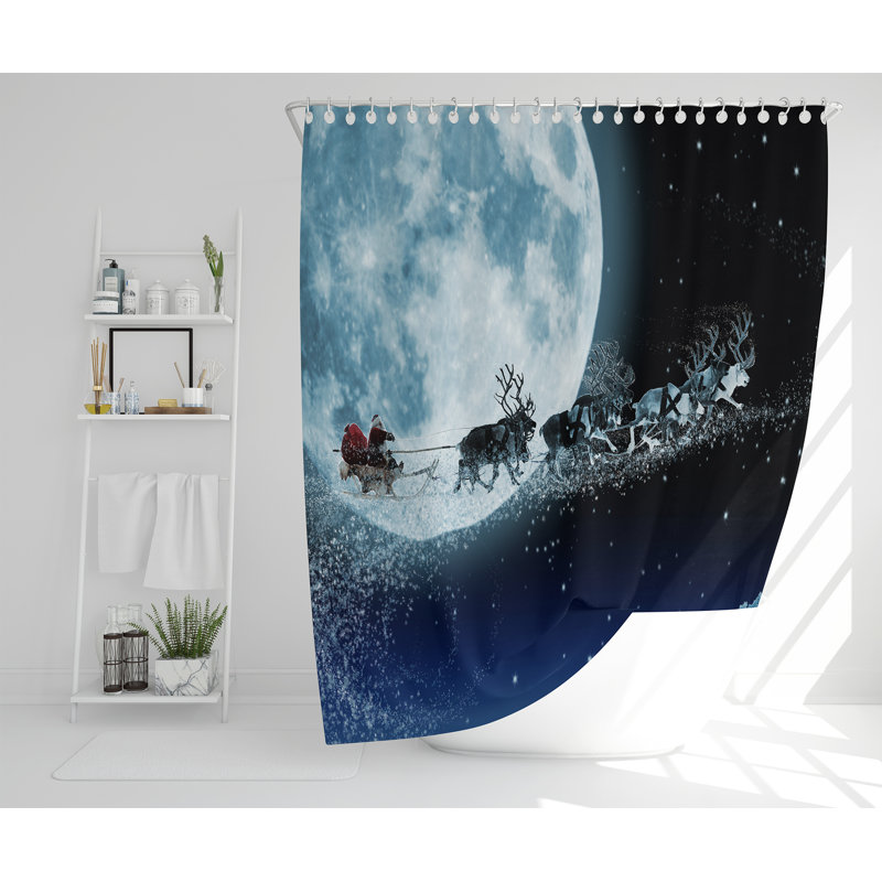 Denson Polyester Shower Curtain Set