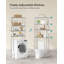 Amberg 63cm W Metal Height -Adjustable Shelving Unit-1714119714