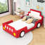 Lit plateforme simple avec roulettes Amarionna-428140218