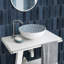 Carreau de mosaïque composite auto-adhésif en pierre l 9,05 po x L 9,05 po-98456750