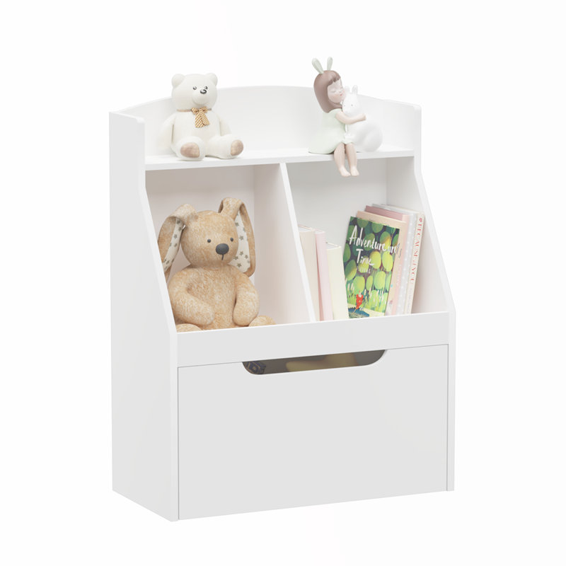 Wooden Bookcase With Drawer