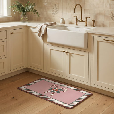 Tapis de cuisine Laura Ashley Candy Cane