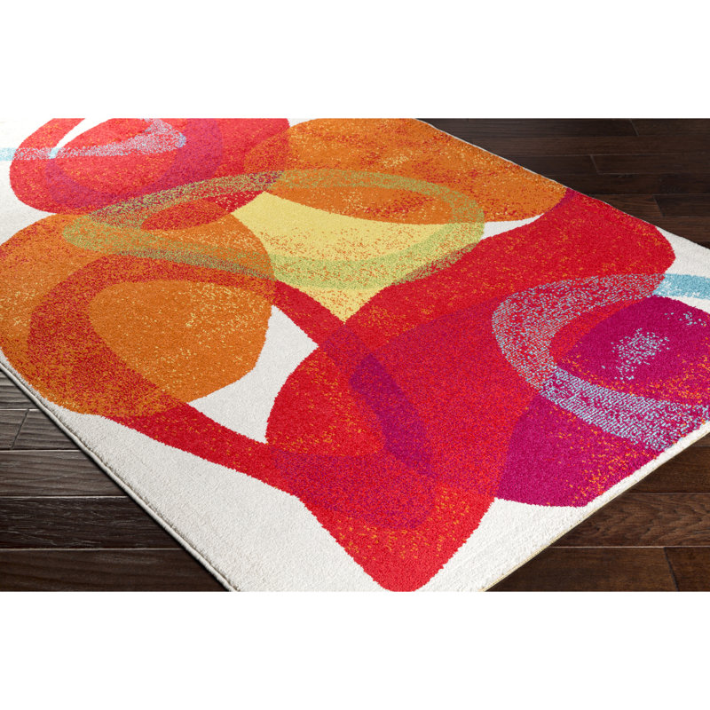 Abstract Indoor Rug, Rectangle 2' x 3'7"