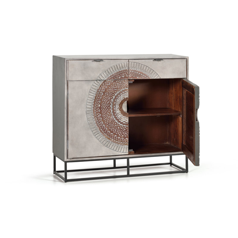 Hillendale 100cm Solid Wood Top Console Table