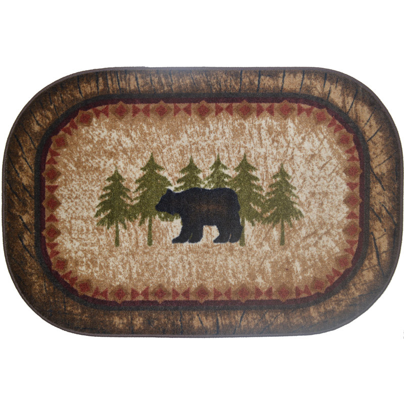 Tapis de cuisine ours bouleau Costa