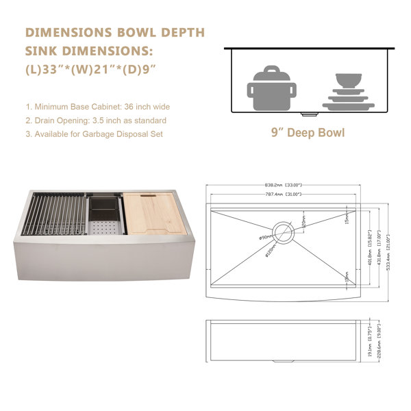 Dimensions du produit