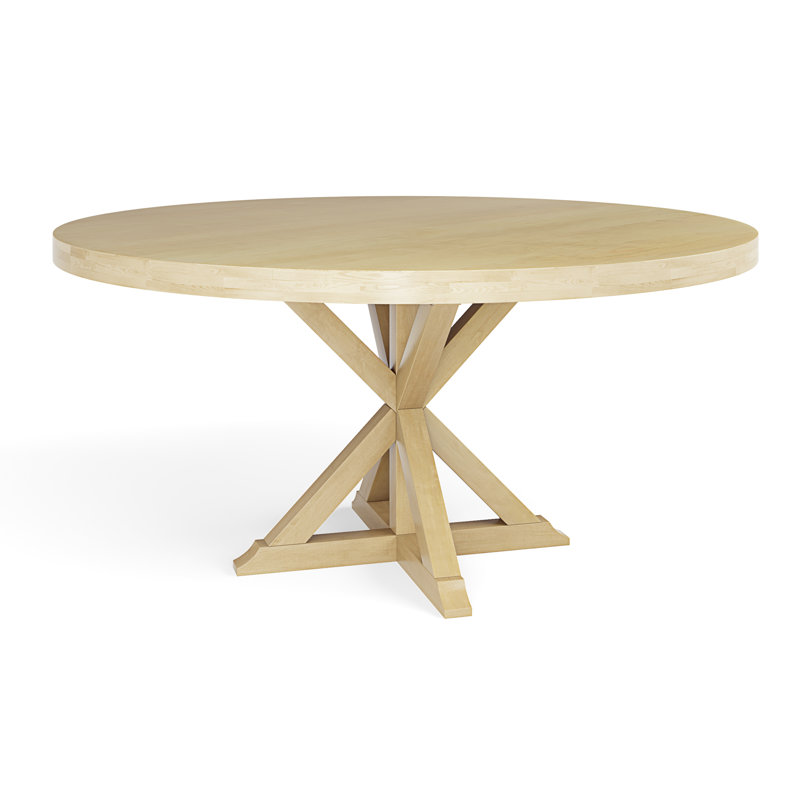 Table de salle à manger Mashyia, Naturel, L 60 po x L 60 po