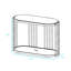 Kein 42 Inch Oblong Sofa Console Table