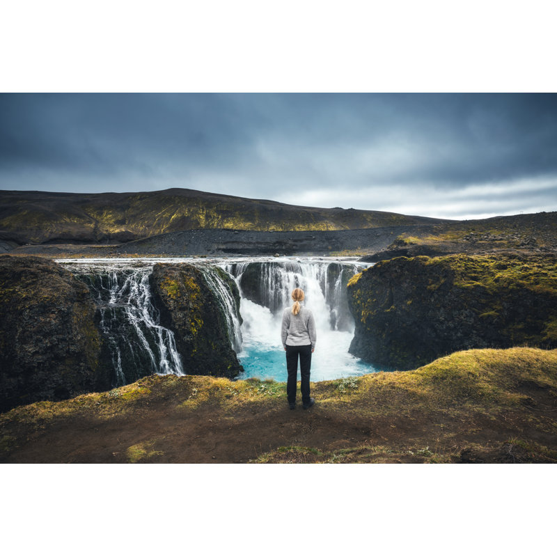 Sigoldufoss en Islande par Borchee, H 12 po x l 18 po