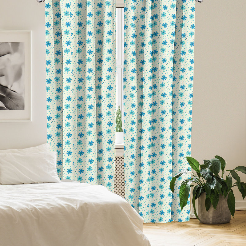 Rideaux 4 panneaux East Urban Home, L 56 po x L 84 po