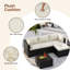 Canapé d'angle modulaire 3 places en résine tressée avec pouf et coussins de 10 cm-548453029
