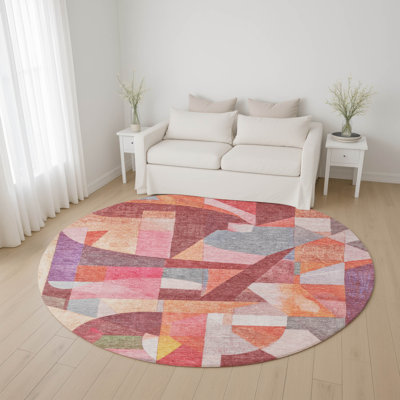 Tapis abstrait lavable à la machine de qualité supérieure AMF1757