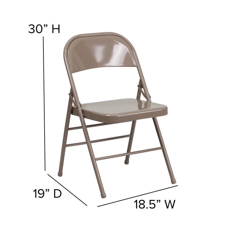 Chaise pliante Oliverson, Beige