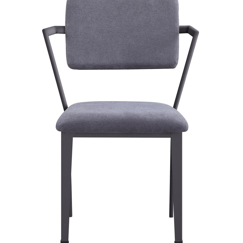 Chaise de bureau en tissu, Métal industriel