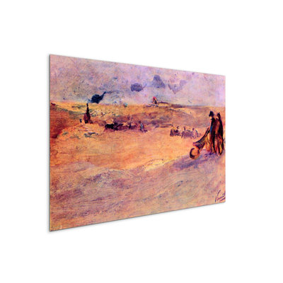 The dunes by Van Gogh Vincent 53×80 cm MetalArt Materic Aluminum Satin Effect, Frameless Panel, Lightweight Ready to Hang