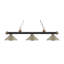 Luminaire suspendu linéaire à 3 lumières pour table de billard Chevelle-22737151-22737159-22737163