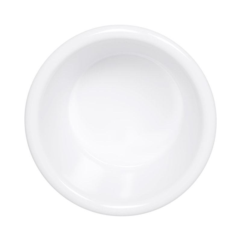 Desserte en mélamine, Blanc, H 1,63 po x l 3 po x P 3 po